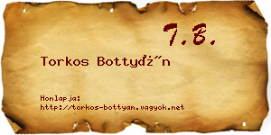 Torkos Bottyán névjegykártya